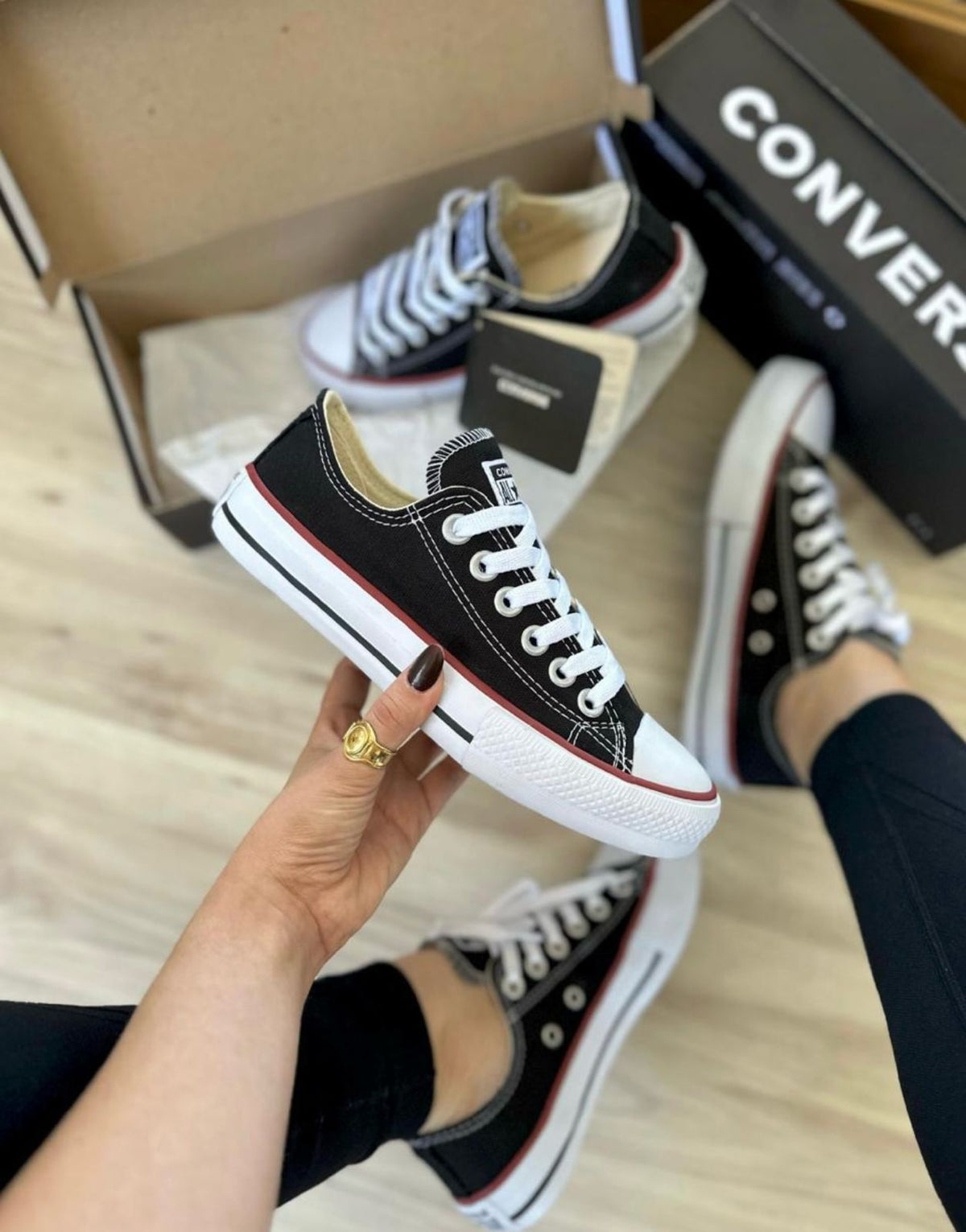 Chuck Taylor All Star Cano Baixo Preto