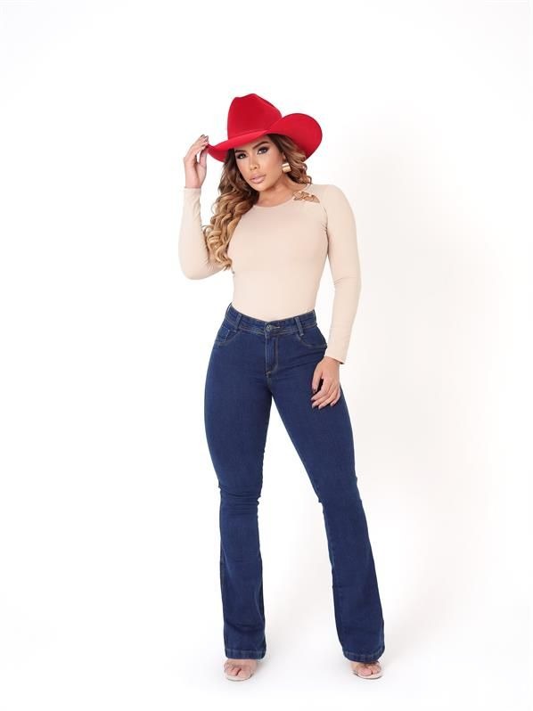 Calça Flare Jeans Feminina